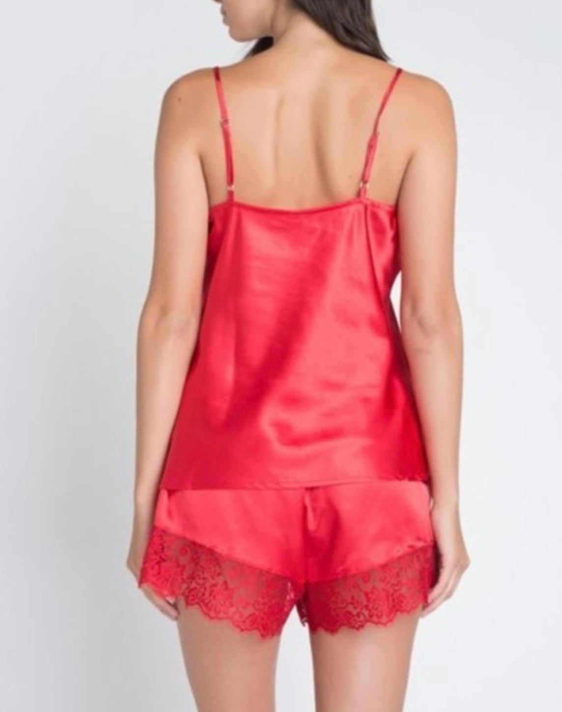 Short Pajama Set from back