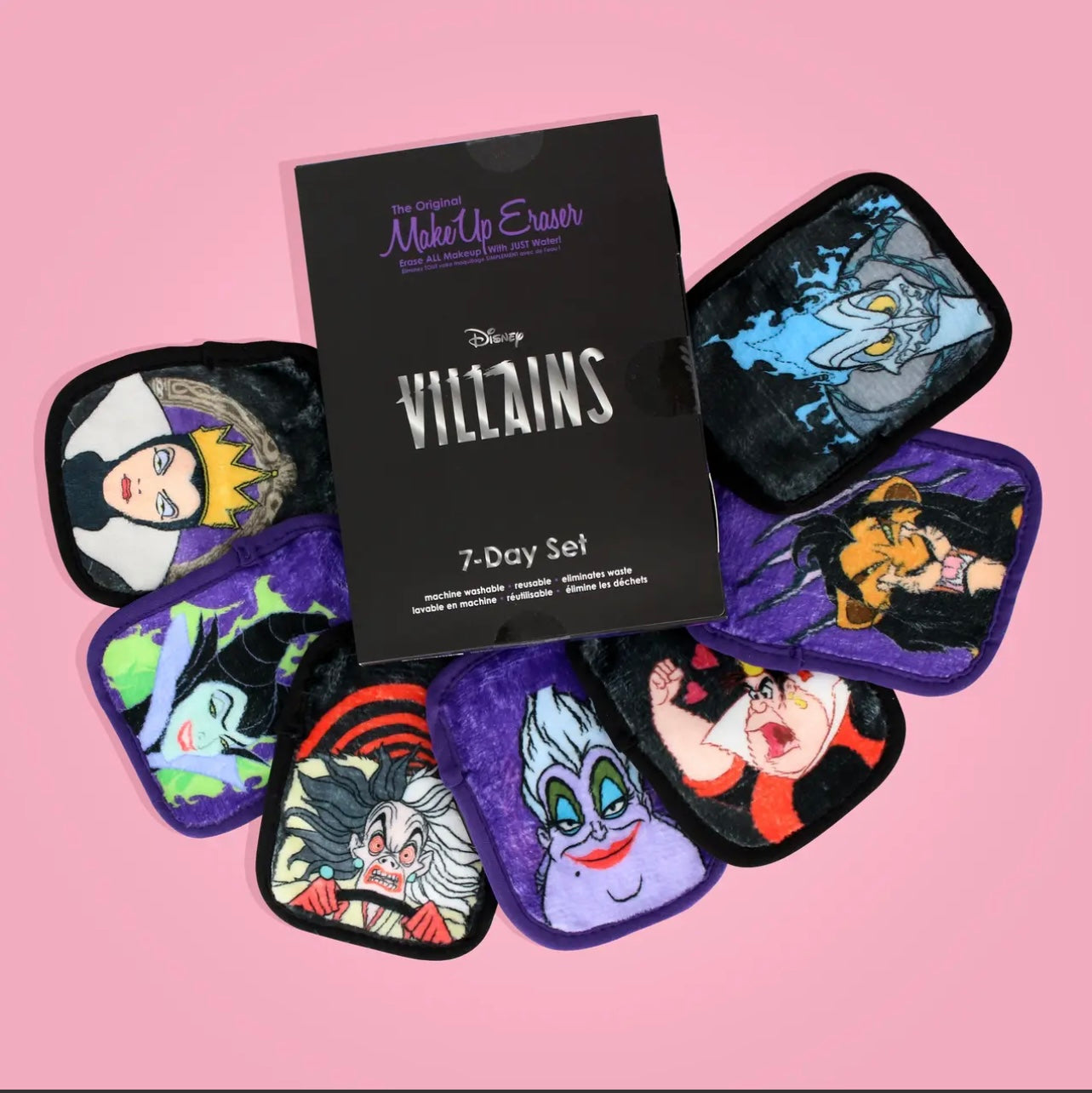 Disney Villains 7-Day Set MakeUp Erasers