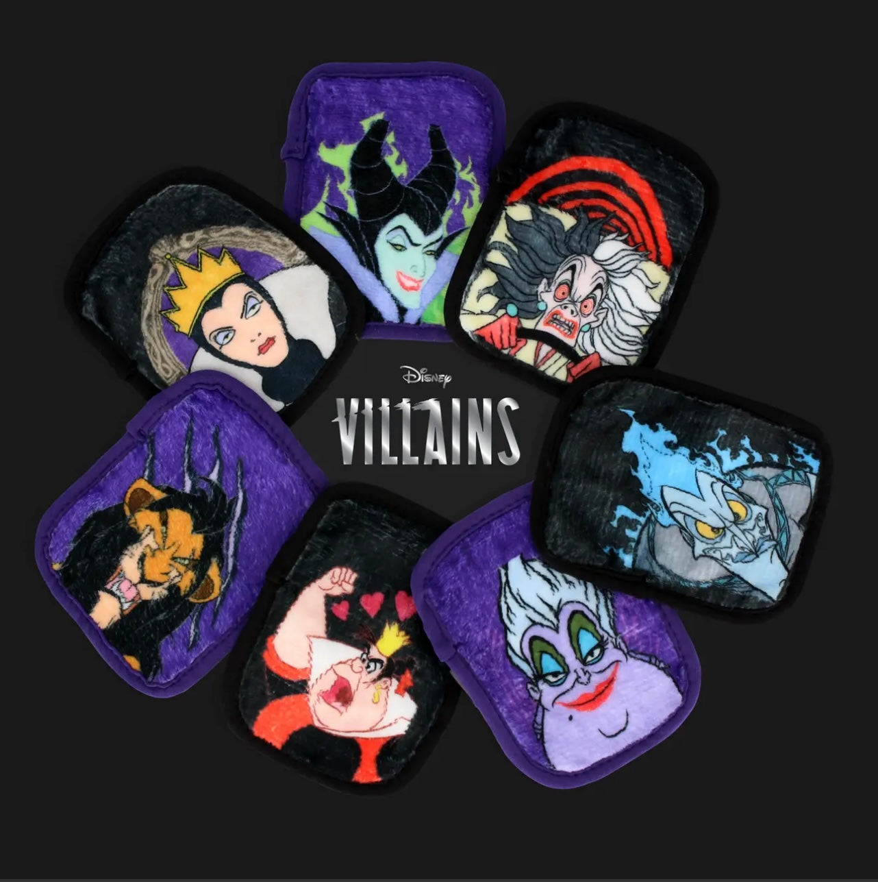 Disney Villains 7-Day Set MakeUp Erasers